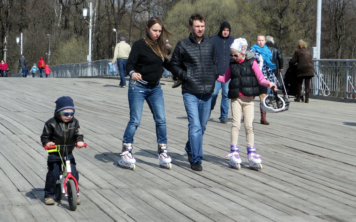 спортивная ходьба семья фото