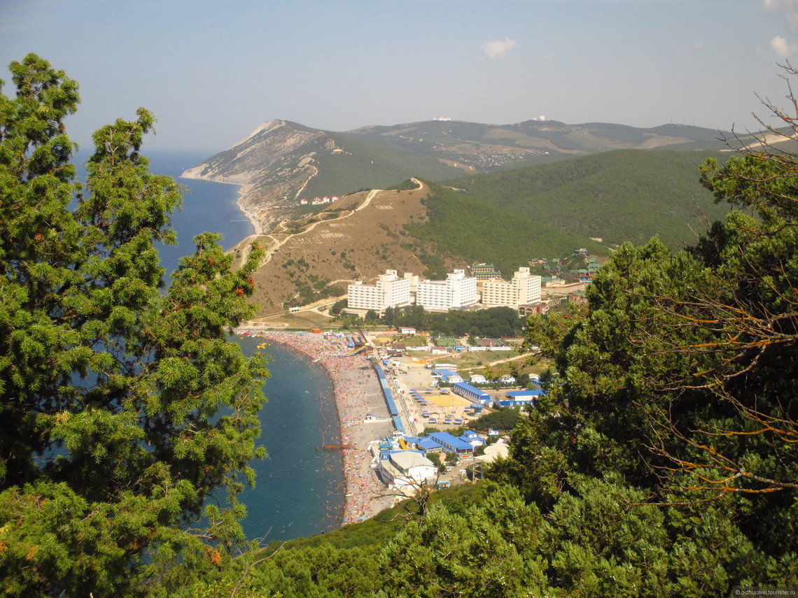 Пляжи анапы на машине