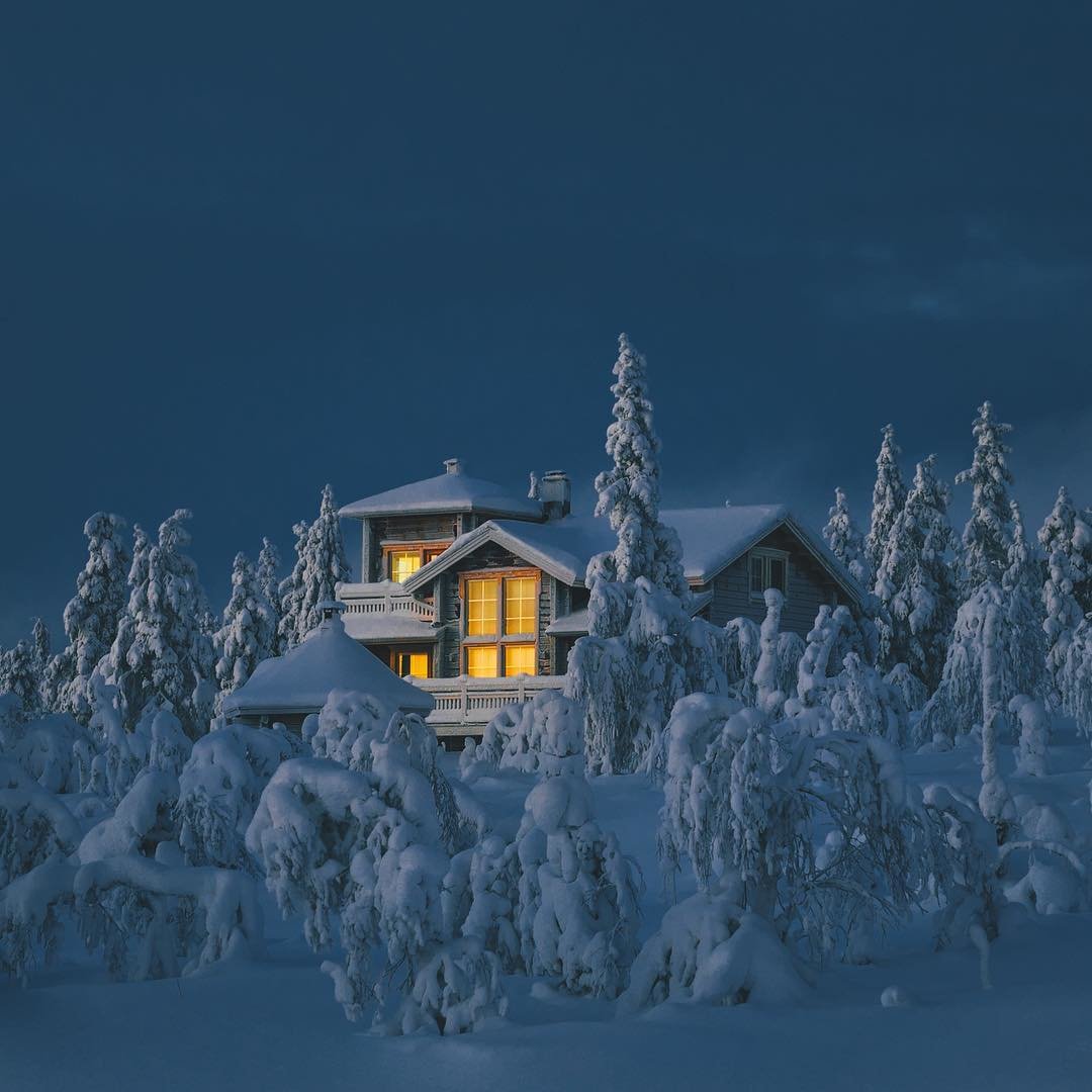 зимняя лапландия фото