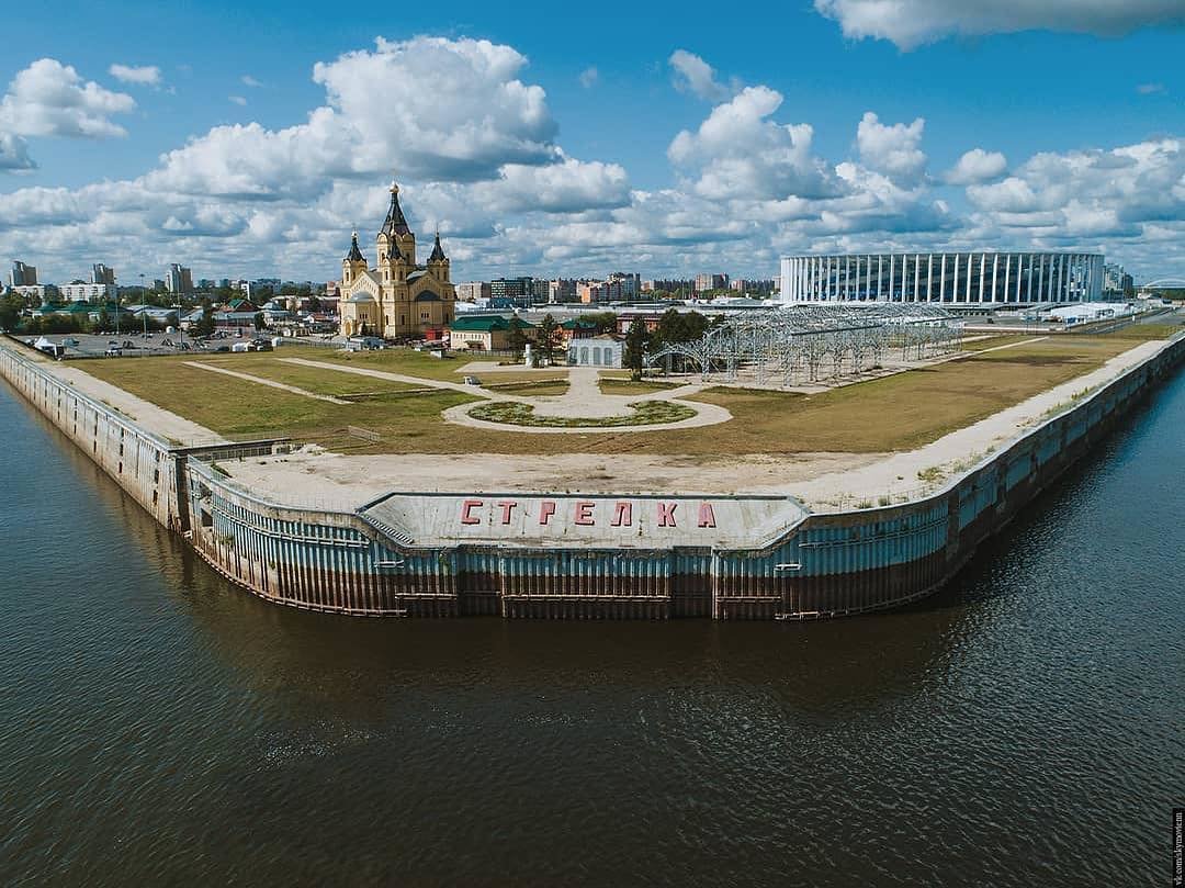 стрелка в нижнем новгороде фото