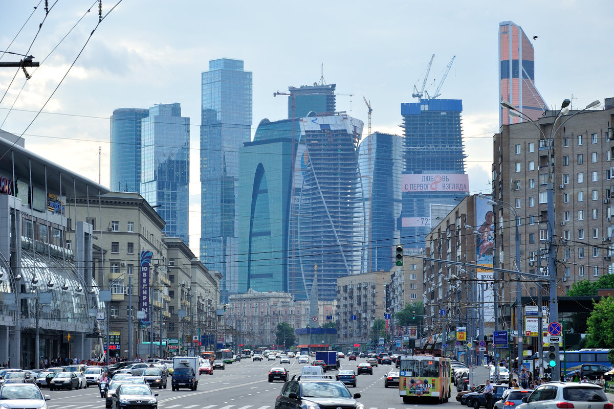 вид на москва сити с дорогомиловской фото
