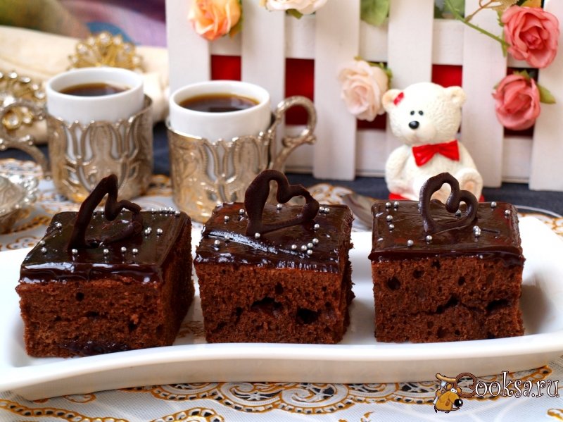 шоколадное пирожное брауни фото