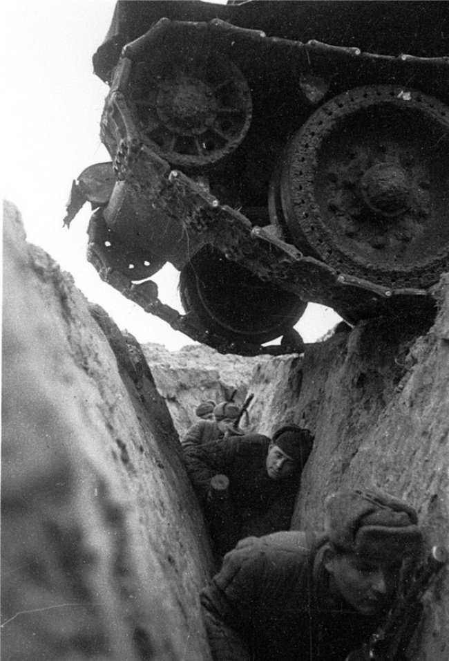 солдаты в окопах война 1941-1945 фото