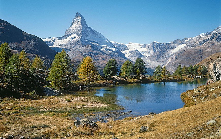 Самые красивые места Швейцарии. Гора Маттерхорн