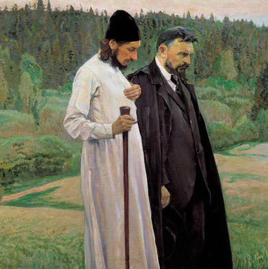 нестеров флоренский и булгаков фото