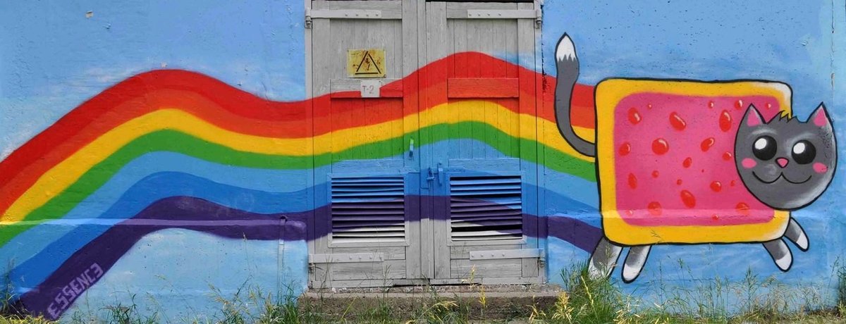 граффити радуга фото
