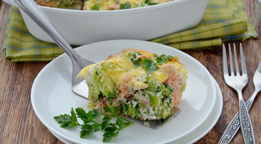 запеканка из брокколи фото