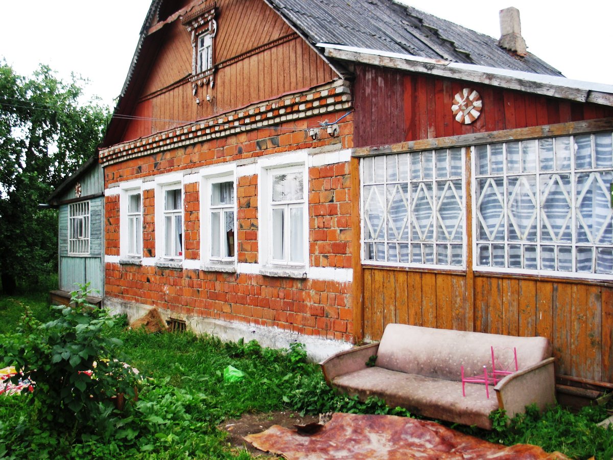деревенский дом фото