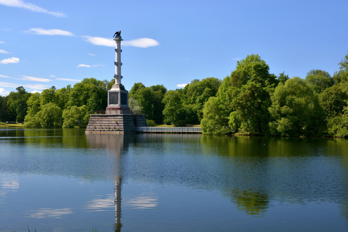 чесменская колонна екатерининский парк фото