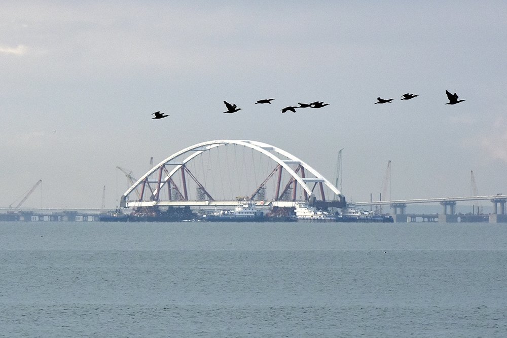 арка крымского моста фото