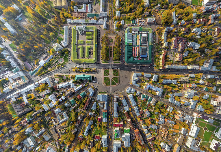 кострома сусанинская площадь вид сверху фото