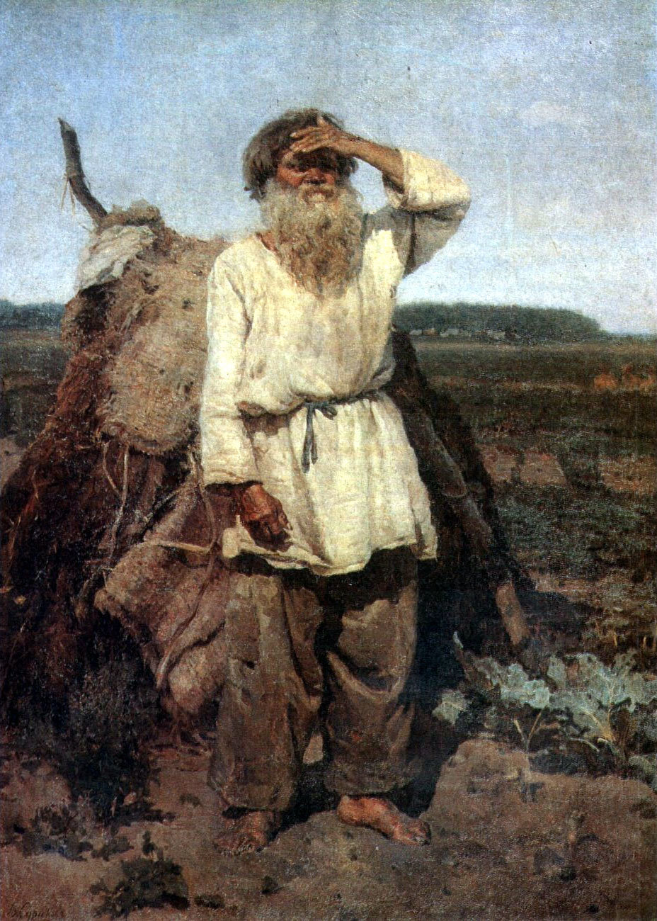 василий иванович суриков старик-огородник фото