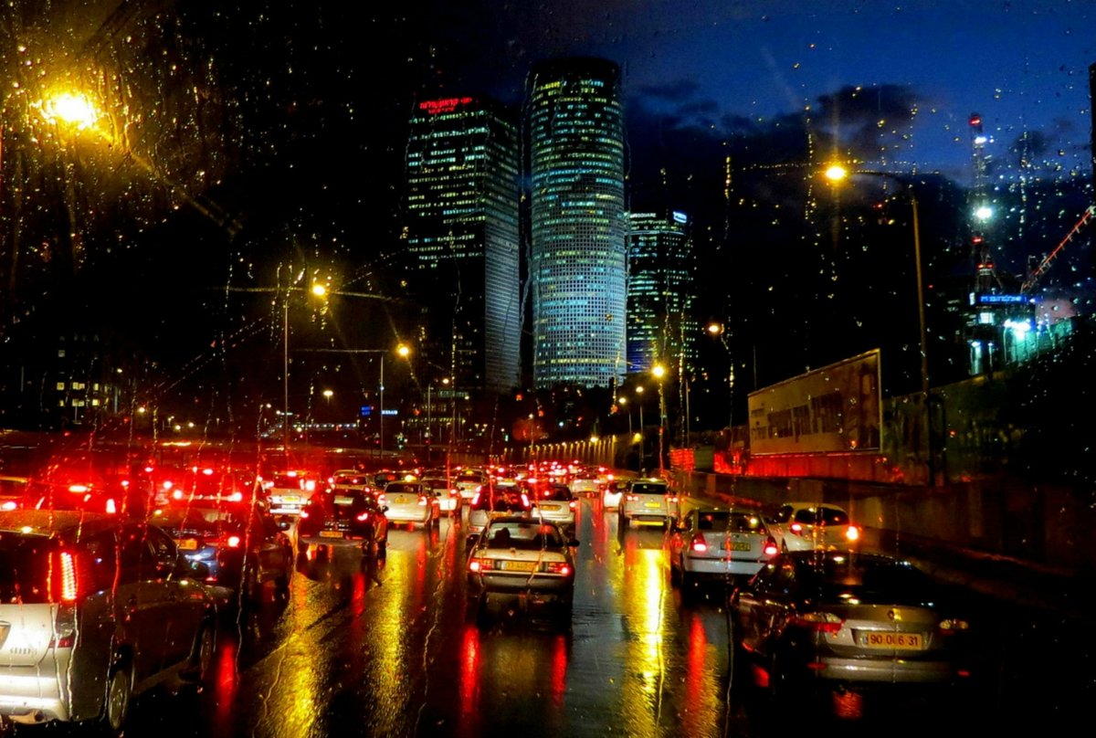 ночной город огни фото