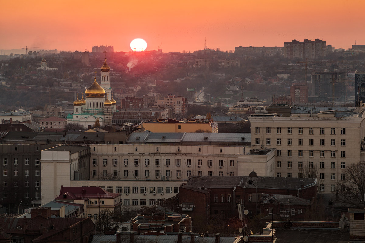закат москва фото