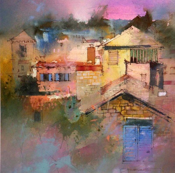акварелист джон ловетт (john lovett). фото
