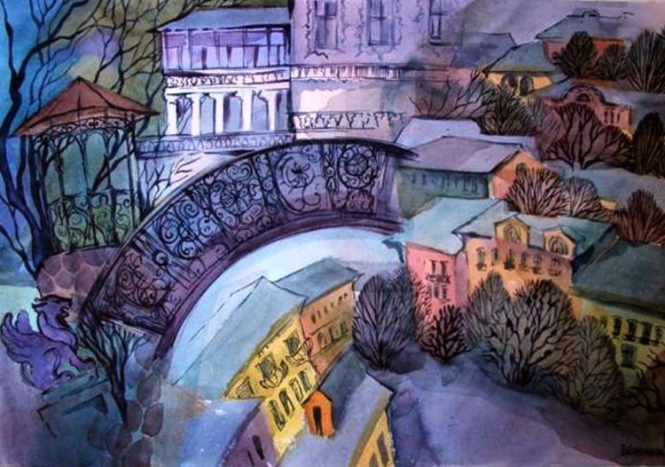 декоративные пейзажи фото