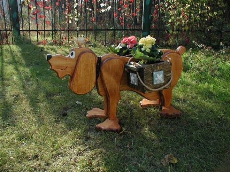 дачные поделки из дерева своими руками фото