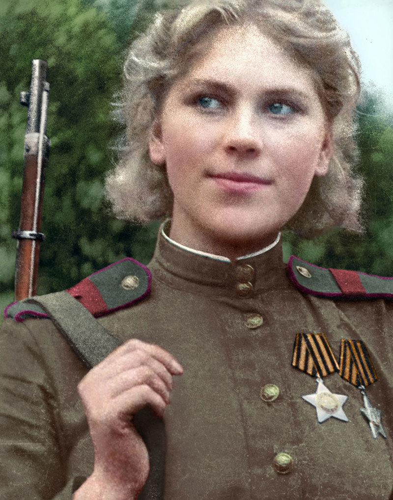 роза шанина снайпер фото
