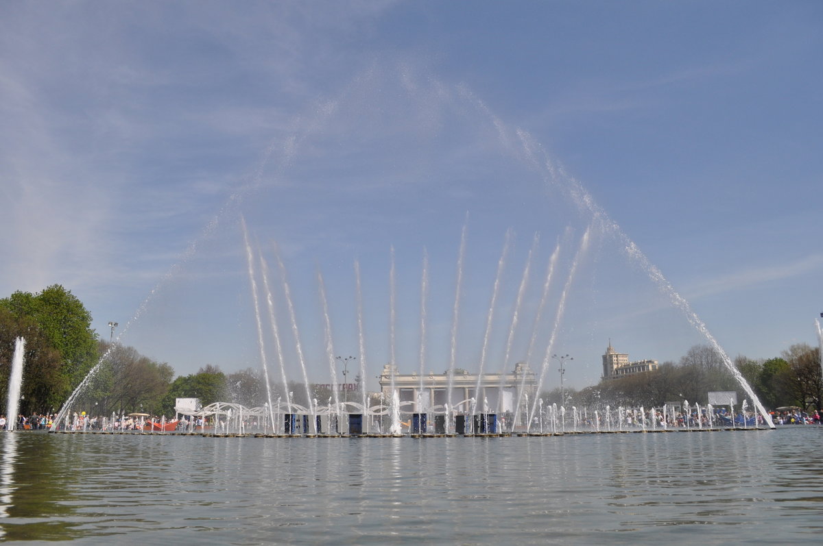 фонтан в парке горького москва картинки фото
