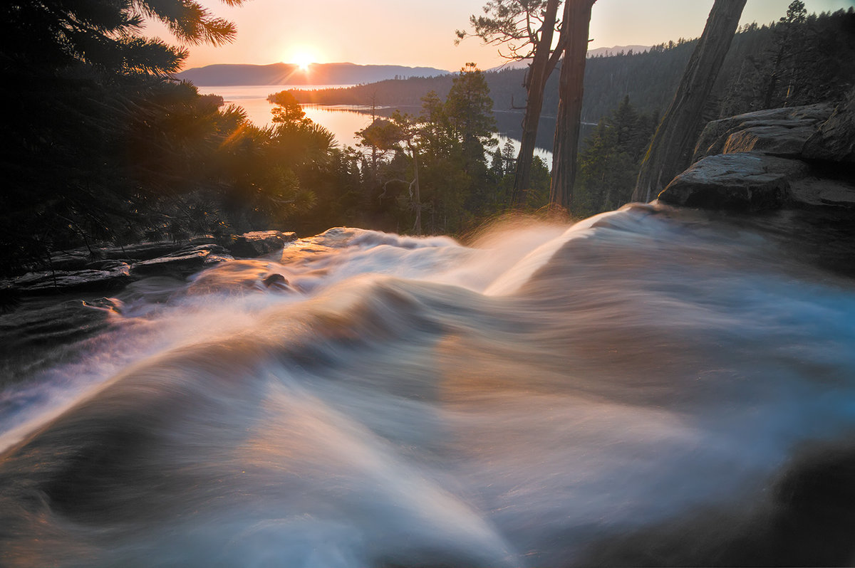 водопад природа фото