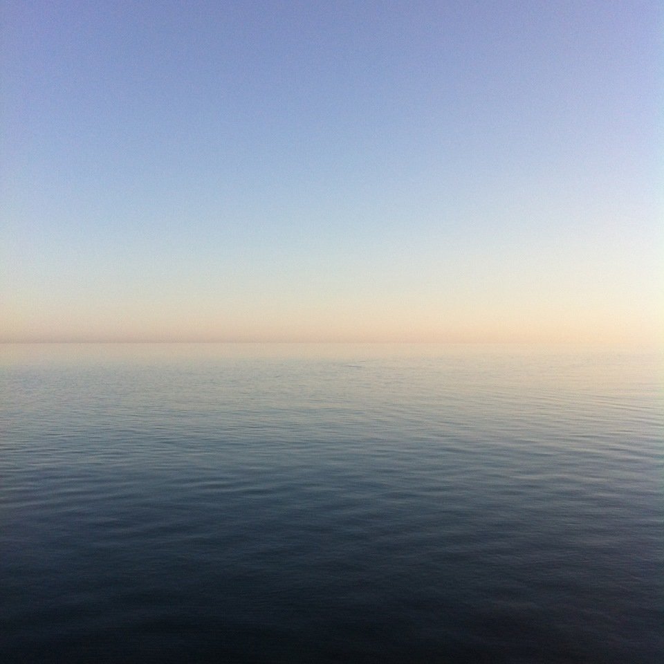 закат на море фото
