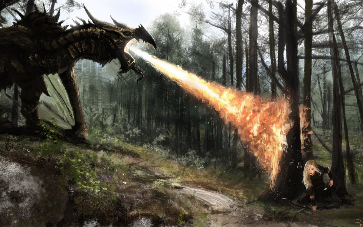 the elder scrolls 5 skyrim дракон фото