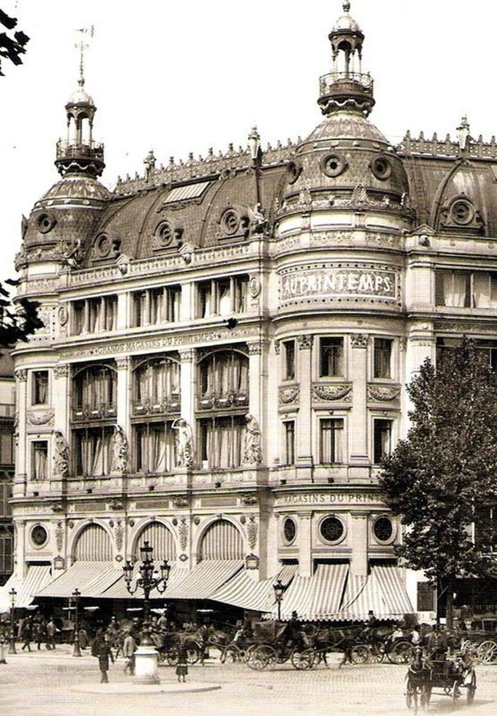 printemps haussmann в париже фото