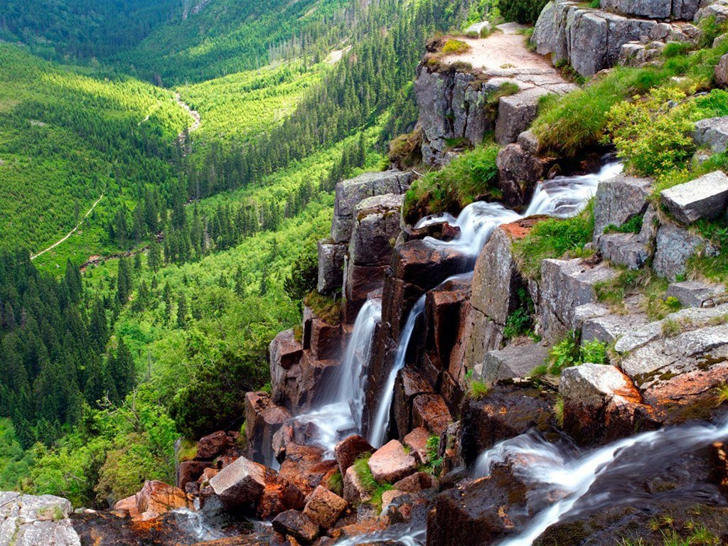 панчавский водопад чехия фото