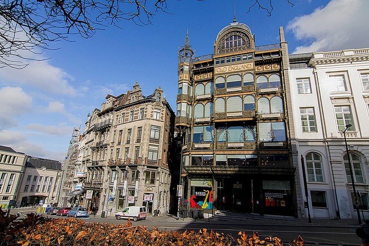 старая англия брюссель здание брюссель фото