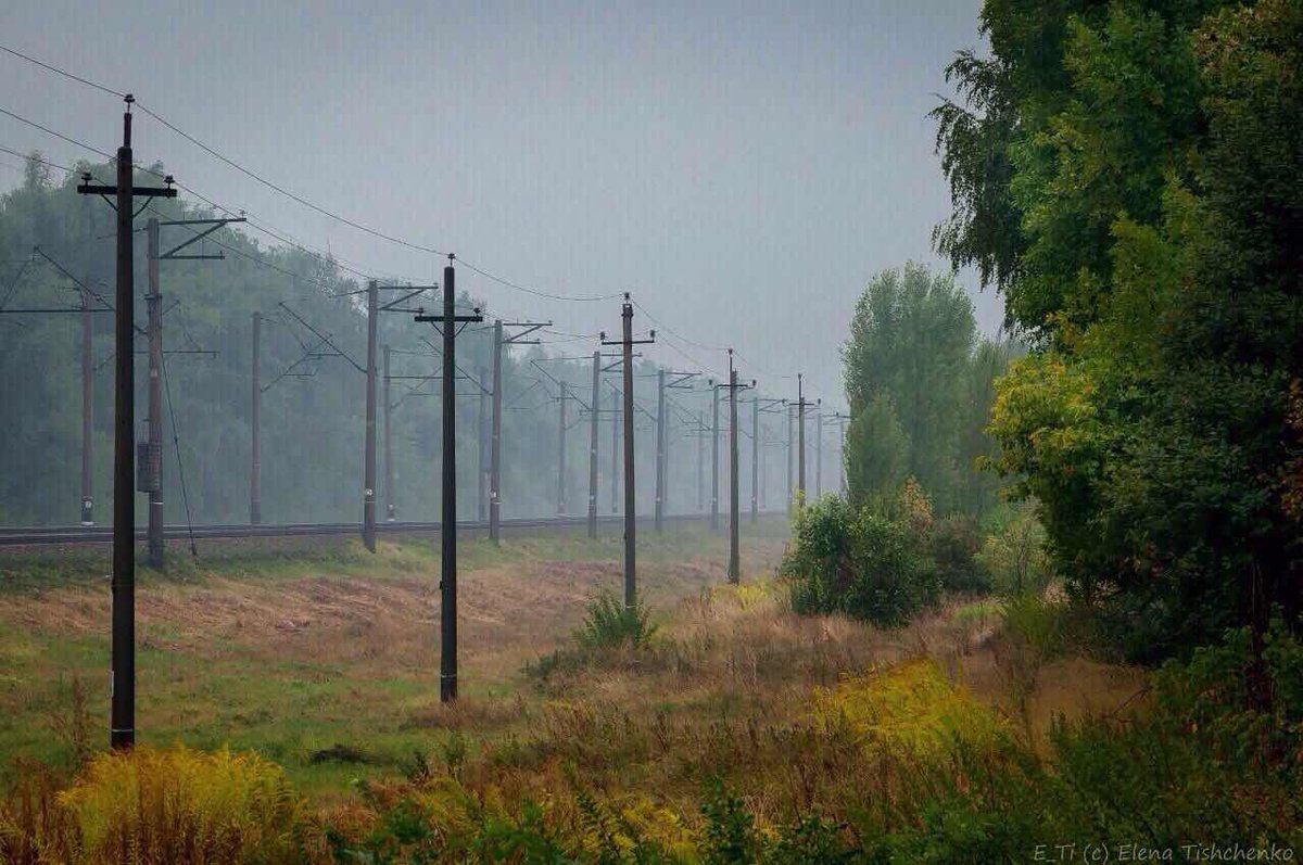 дорога с лэп фото