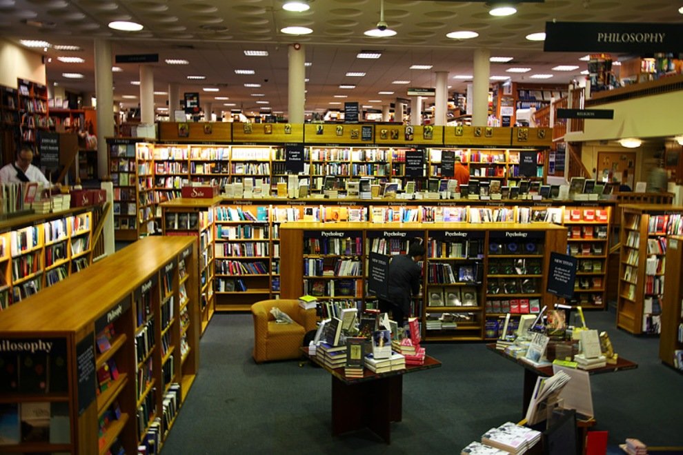 книжный магазин блэквелла оксфорд фото