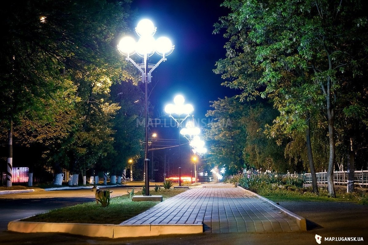 ночной воронеж сквер фото