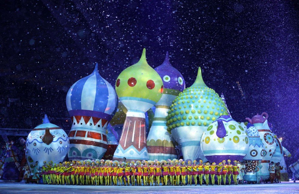 церемония открытия зимних олимпийских игр 2014 фото