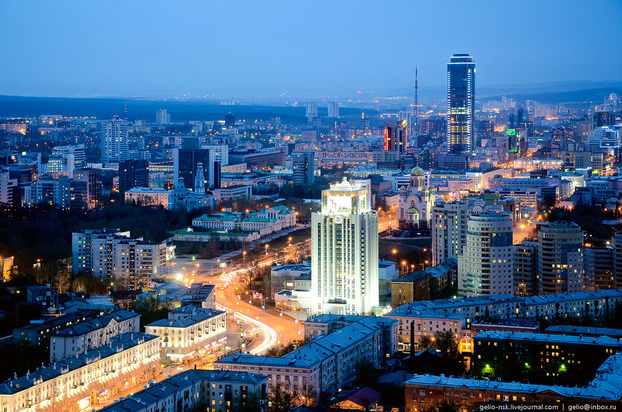 ночной екатеринбург фото