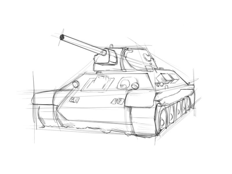 танк т 34 рисунки фото