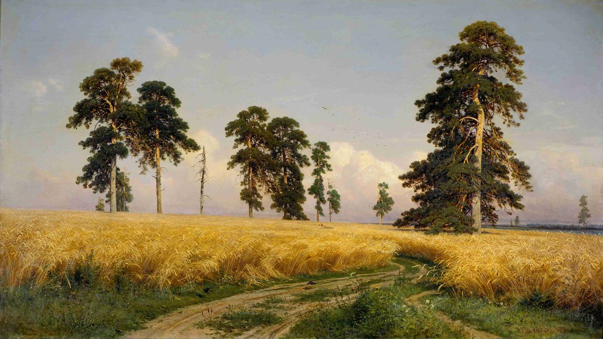 картина шишкина рожь фото