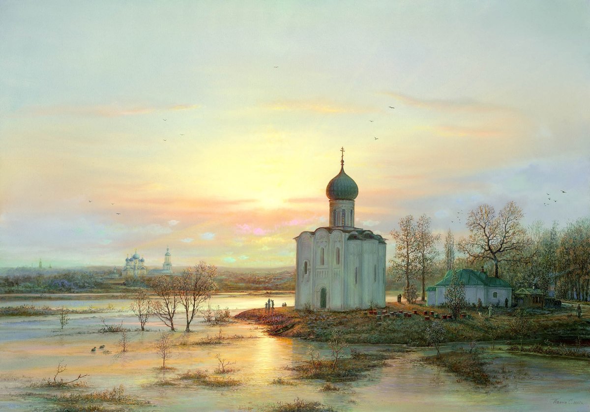 церковь покрова на нерли картины художников фото