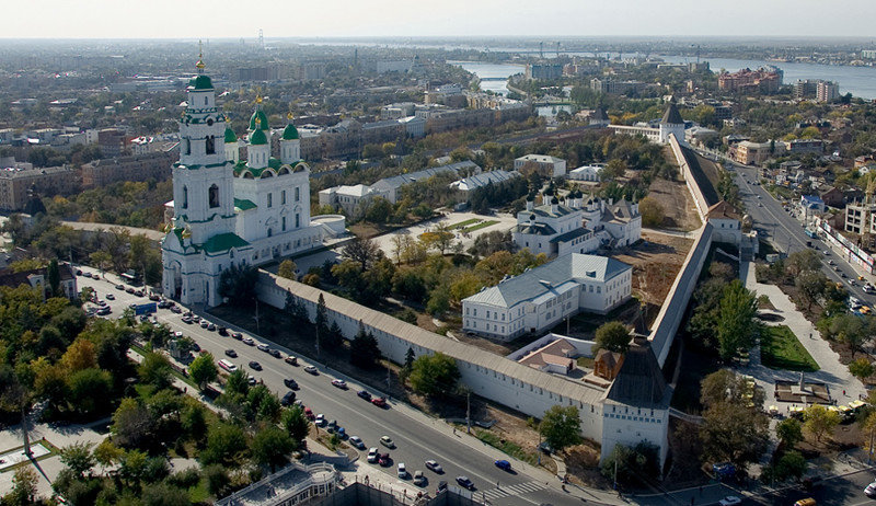 астраханский кремль вид сверху фото