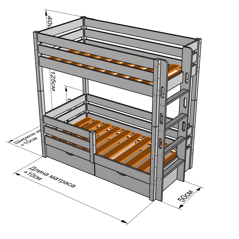двухъярусная кровать своими руками пошаговая инструкция