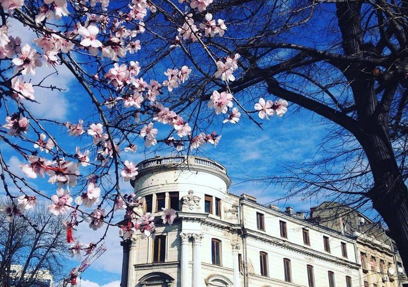 весна город фото