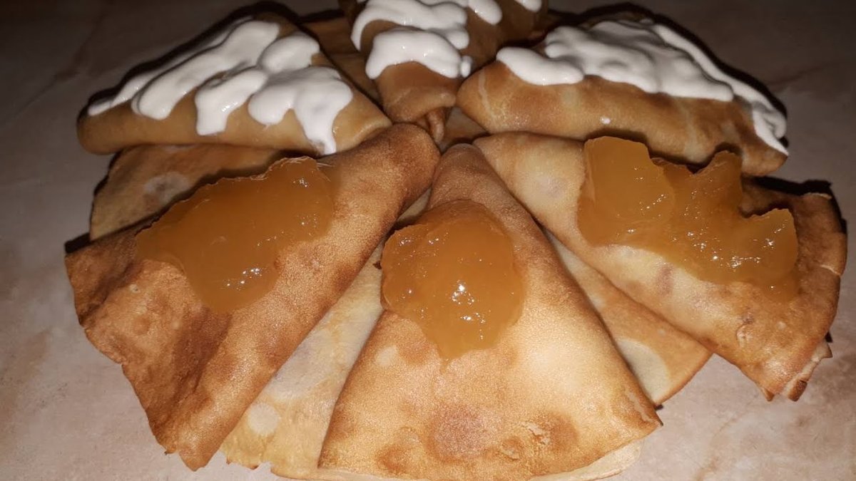 блин со сгущенкой фото