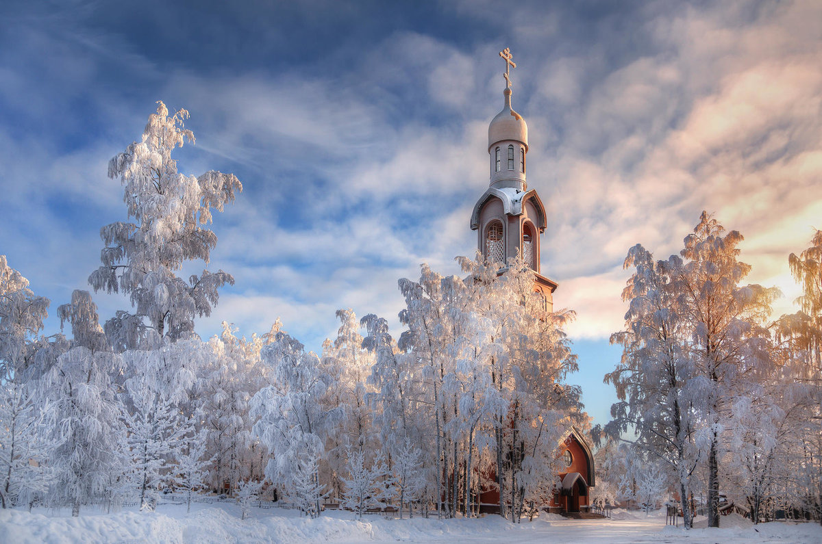 зима церковь картинки фото