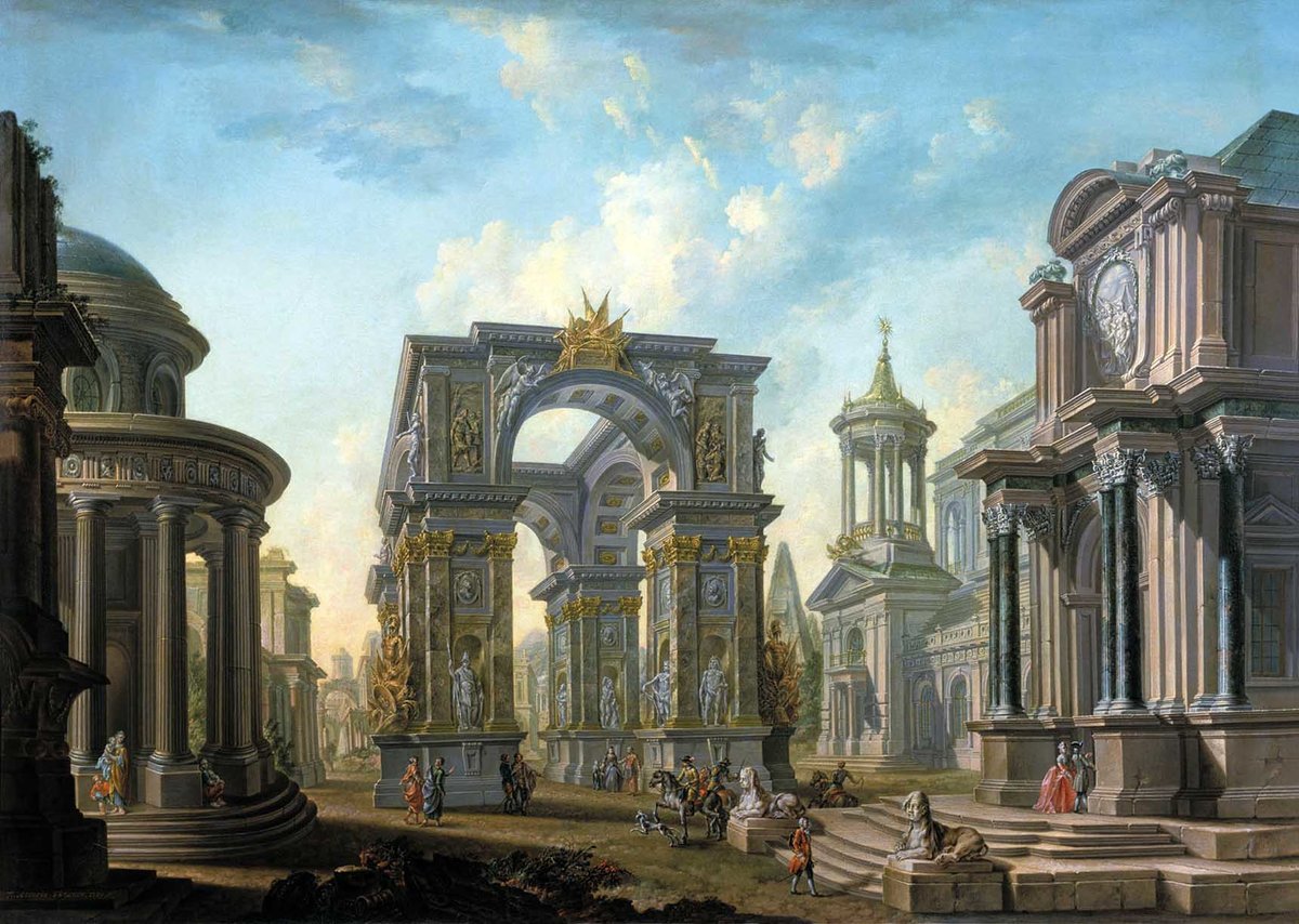 бельский алексей иванович. архитектурный пейзаж. 1789. фото