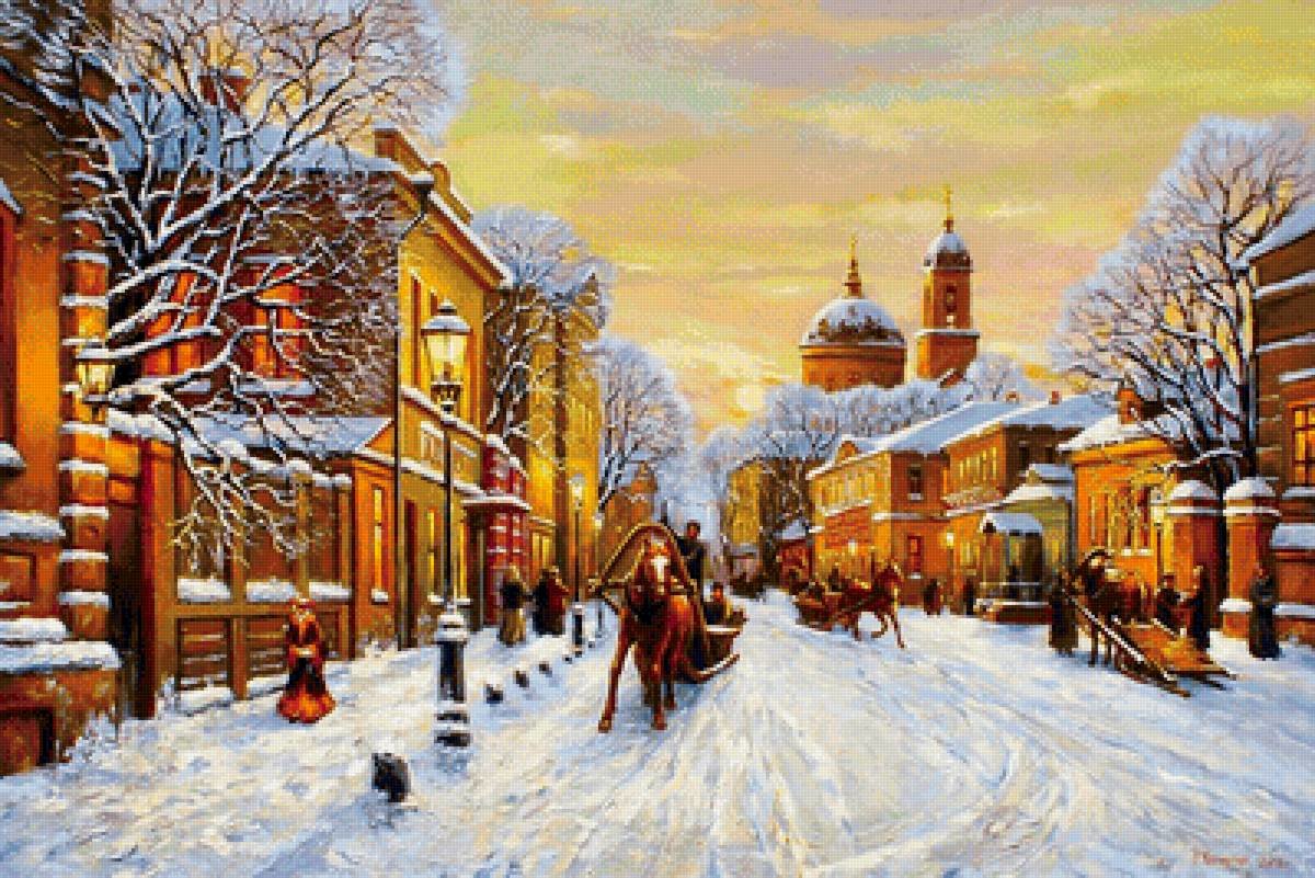 сатаров михаил художник картины старая москва фото