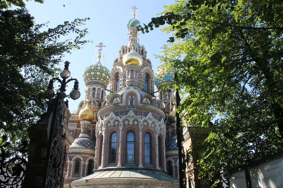 михайловский сад и храм спаса на крови санкт-петербург фото