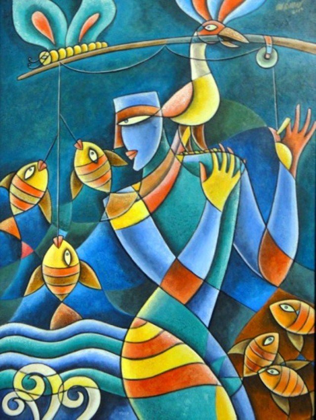 современные художники индии. krishna ashok фото