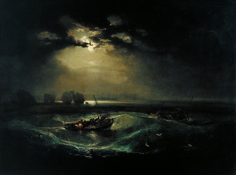 уильям тёрнер fishermen at sea фото