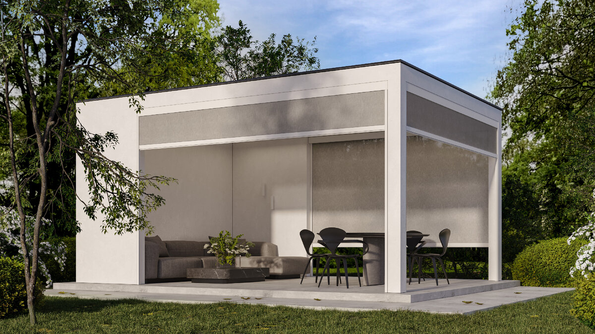 Создаем уютную беседку у дома для пожилых родителей