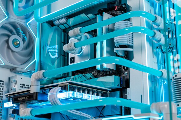 Когда жидкостное охлаждение становится произведением искусства