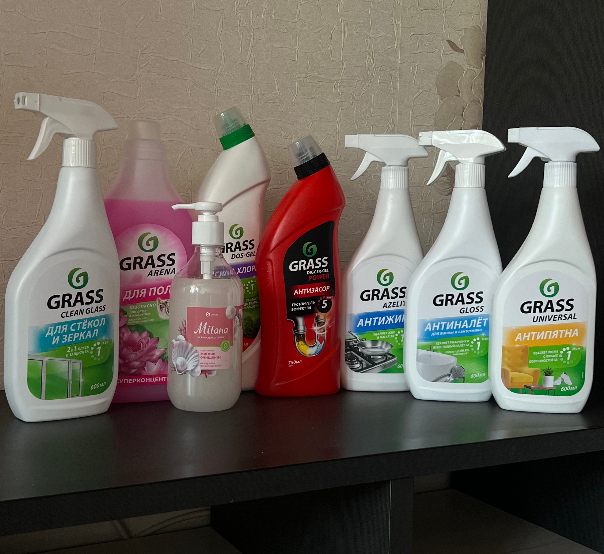 1 набор из 8 средств или как я выгодно упростила уборку